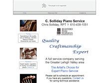 Tablet Screenshot of csollidaypiano.com